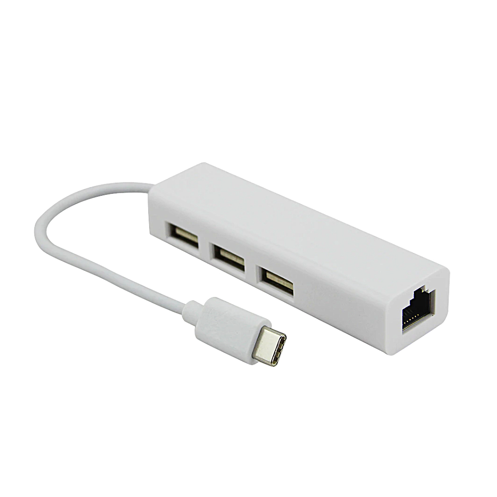 3Port Hub Type C Multi-Function LAN Adapter